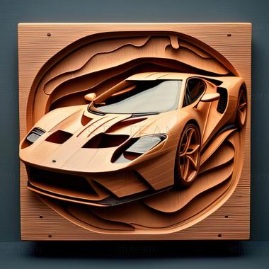 3D модель Ford GT (STL)